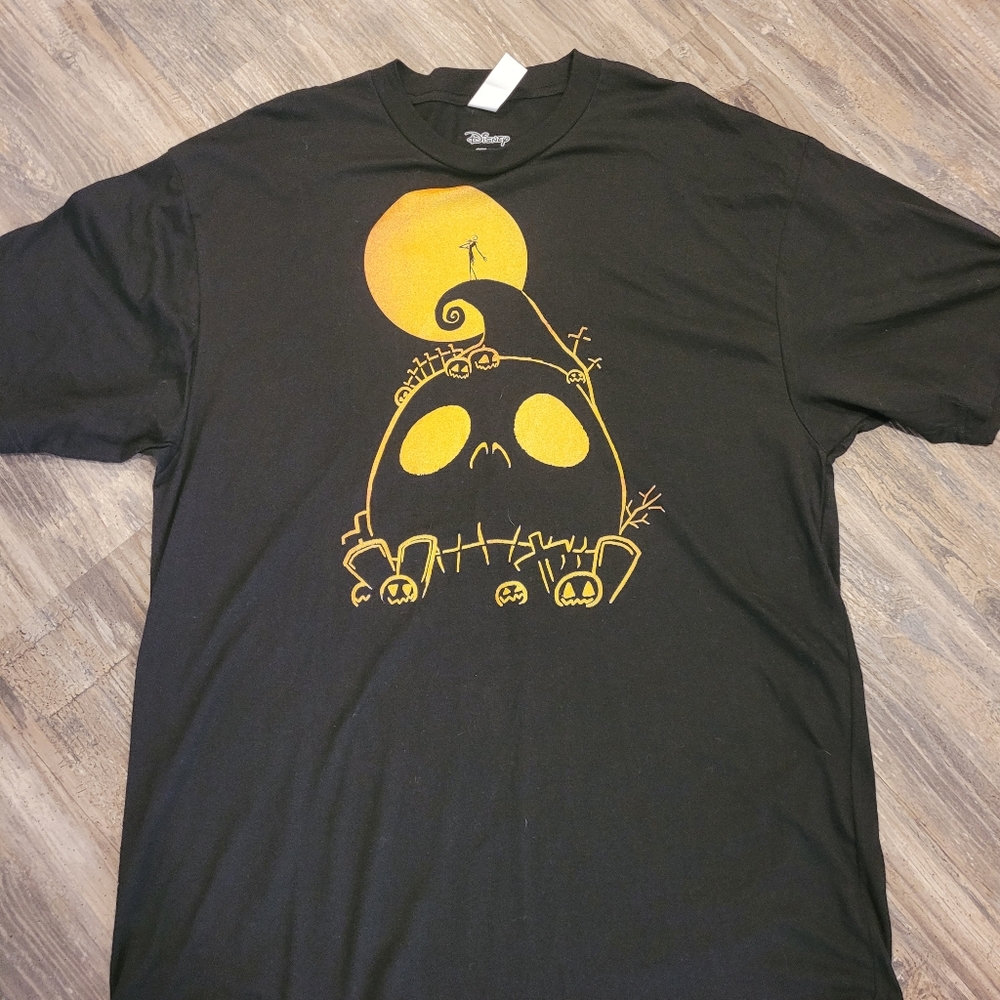 NWOT Nightmare Before Christmas Shirt Black Disney Tim Burton Movie XXLT